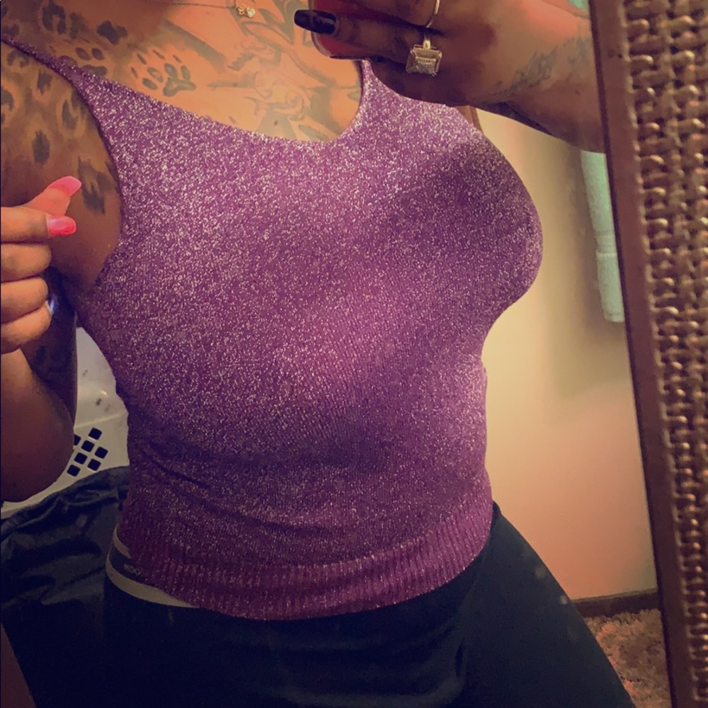 Glitter tank top